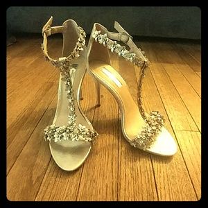 INC International Concepts Shoes - Gold scrappy heels INC International Concepts Shoes - Gold scrappy heels